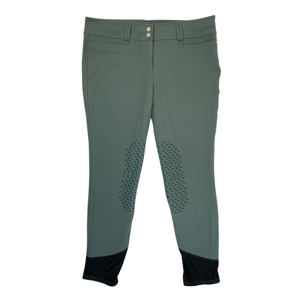 RJ Classics 'Harper' Knee Patch Breeches in Dusty Sage