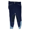 Dover Saddlery 'Dalton' Classic Knee Patch Breeches in Navy