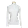 Cavalleria Toscana Contrast Panel Competition Shirt in White