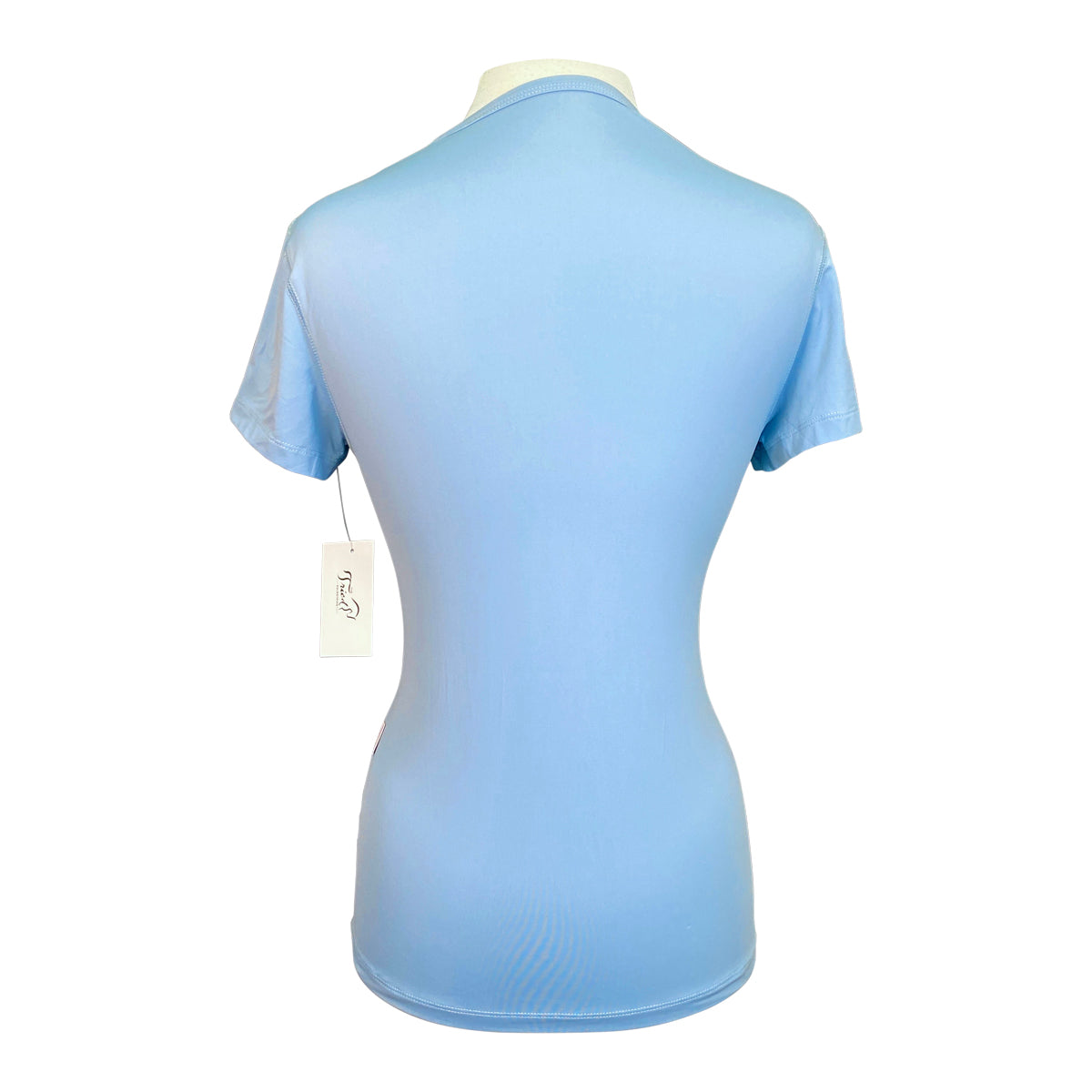 Tailored Sportsman IceFil Short Sleeve Crew Shirt in Blu Me Away