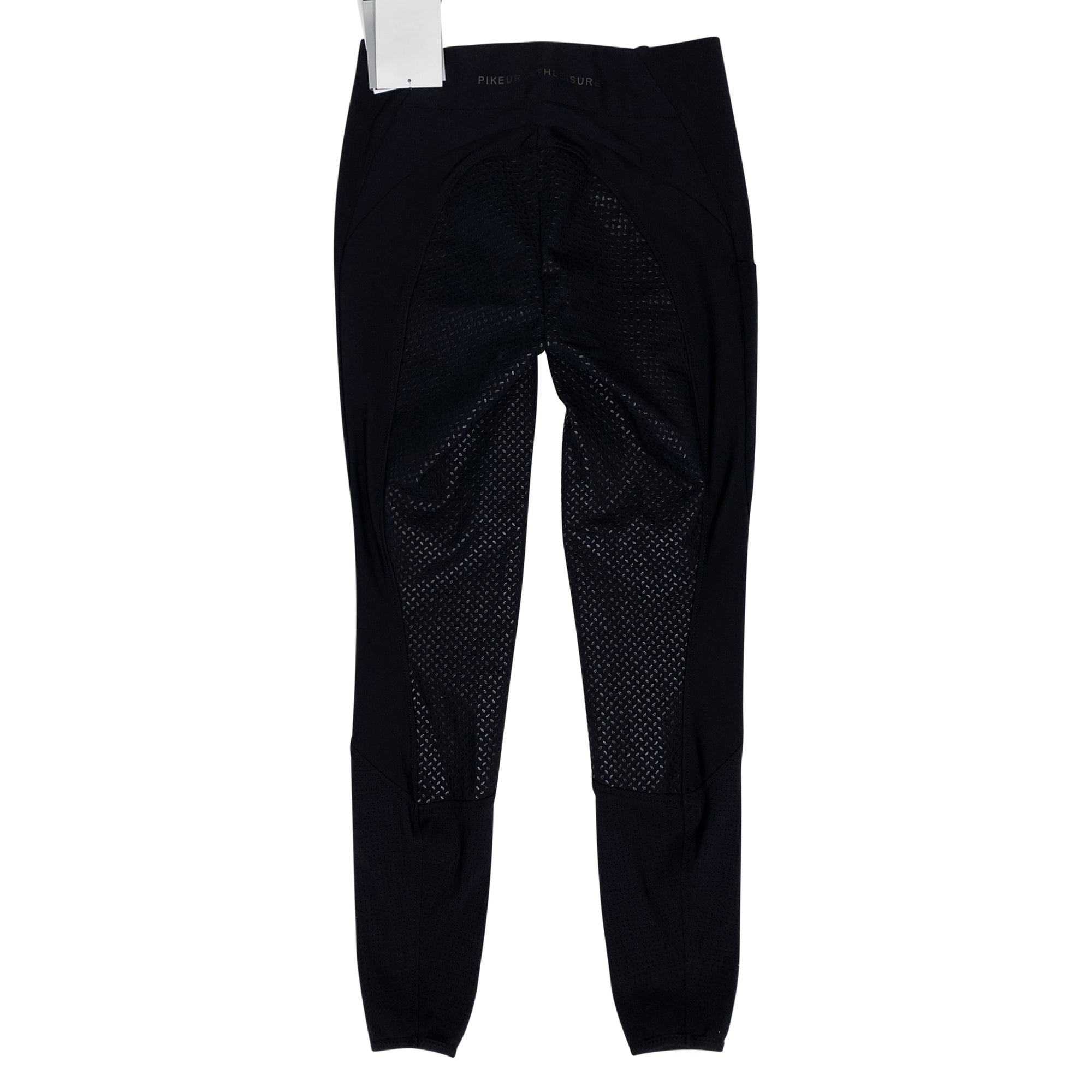 Back of Pikeur &#39;Orell Athleisure&#39; Full Seat Breeches in Black