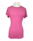 Front of Tailored Sportsman IceFil Short Sleeve Crew Shirt in Vivid - Women's Small
