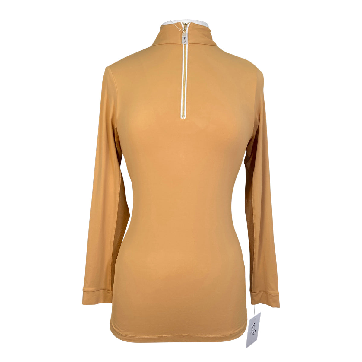 Tailored Sportsman Long Sleeve 'Ice Fil' Shirt in Toasted Gold 