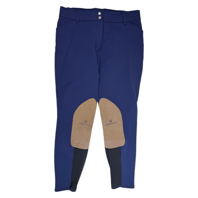 Romfh 'Sarafina' Knee Patch Breeches in Indigo - Women's 34R