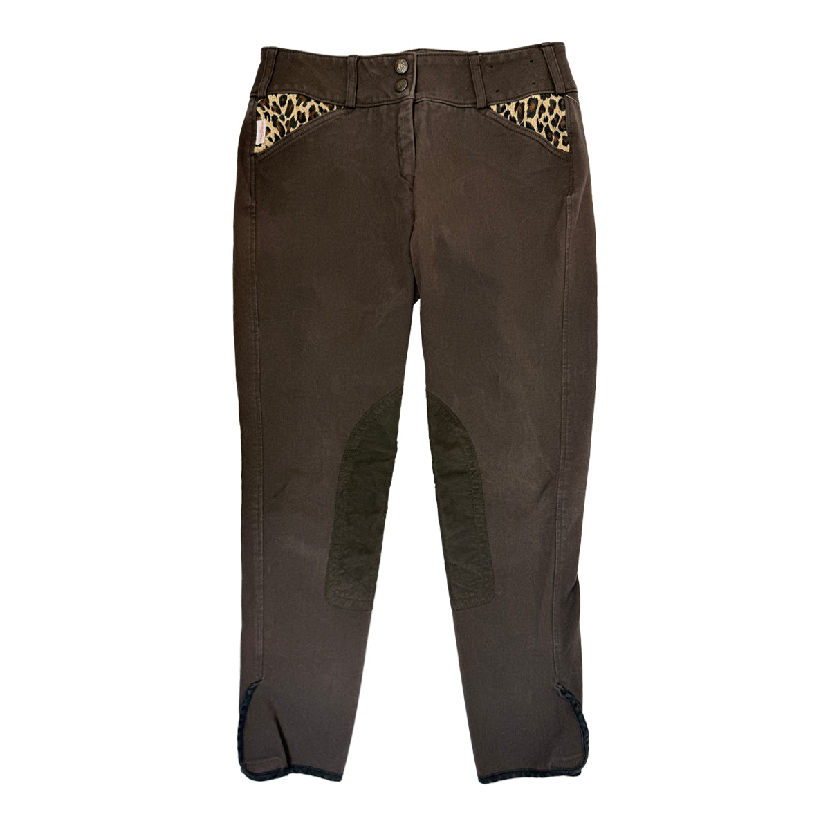 Tailored Sportsman 'Trophy Hunter' Breeches in Brown/Leopard Print