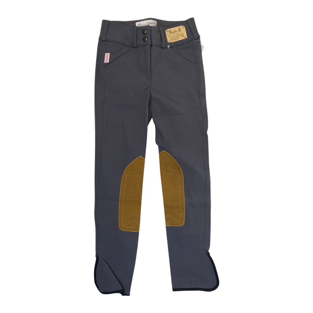 Tailored Sportsman 'Trophy Hunter' Kids Breeches in Graphite/Tan