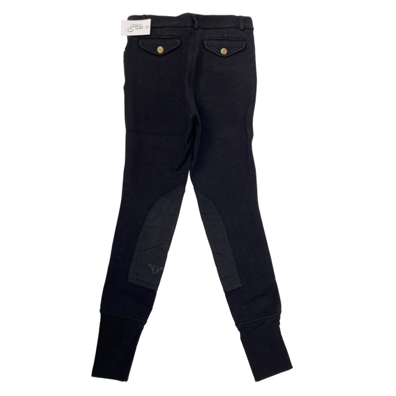Back of Tuffrider 'Patrol Light' Breeches in Black