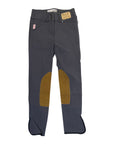 Tailored Sportsman 'Trophy Hunter' Kids Breeches in Graphite/Tan