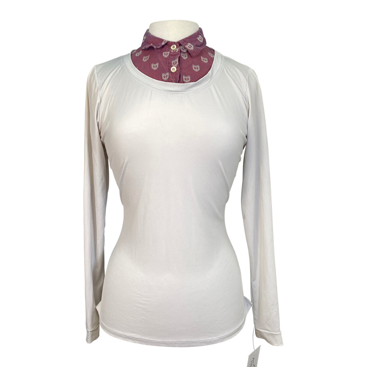 CALLIDAE Practice Shirt in White/Burgundy Foxes
