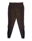 Cavalleria Toscana Mens High Waist Suede Full Seat Breeches in Chocolate