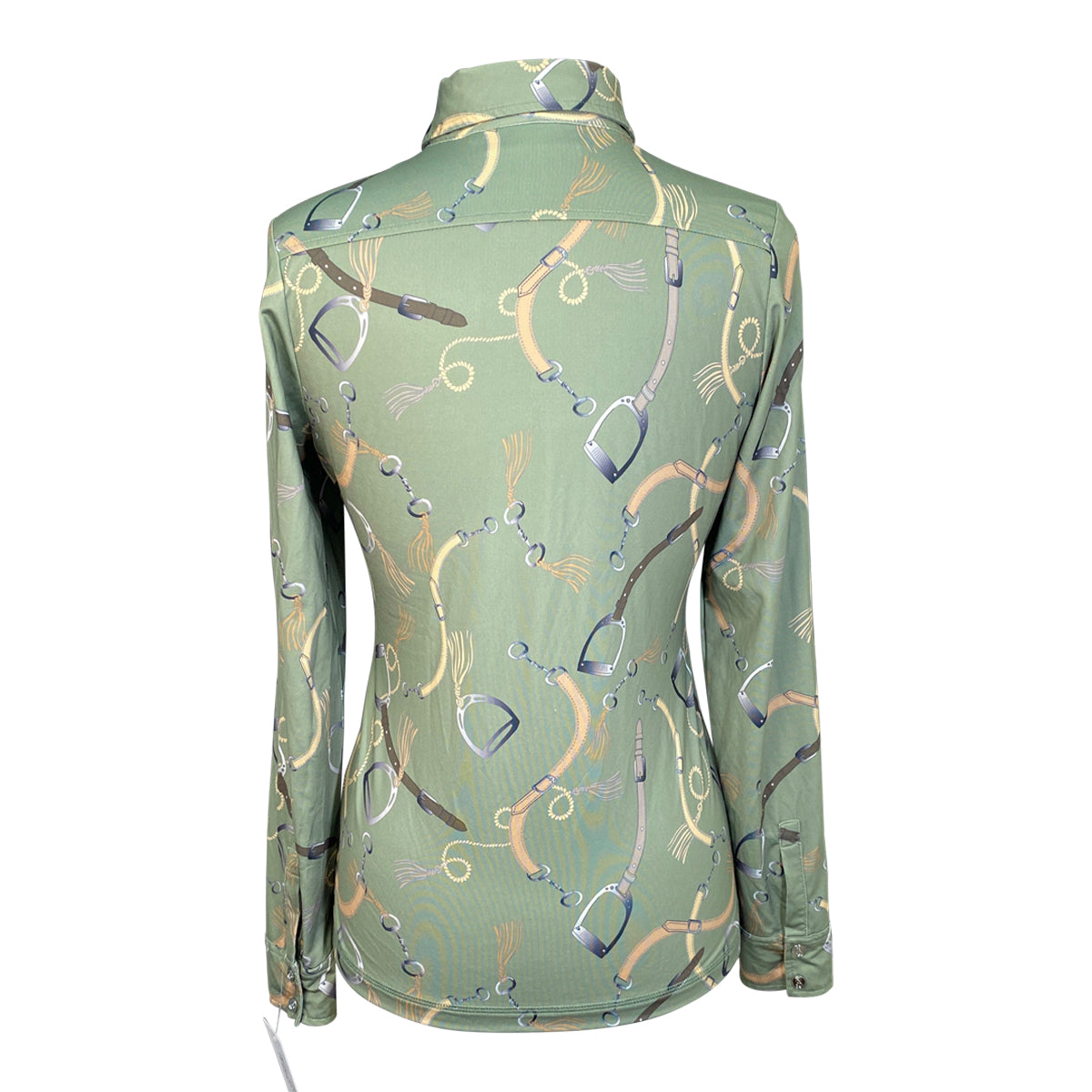 PS of Sweden 'Harley' L/S Shirt in Green/Tack