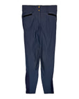 Ovation Silicone Knee Patch Breeches in Blue