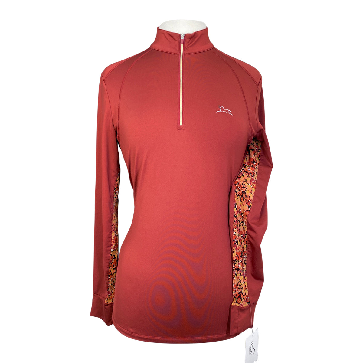 RJ Classics 'Ella 37.5' Shirt in Burgandy/Painted Orange