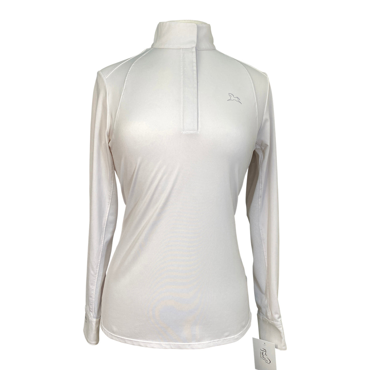 R.J. Classics 37.5 Show Shirt in White/Baby Blue Details