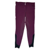 Dover Saddlery 'Dalton' Full Seat Breeches in Plum