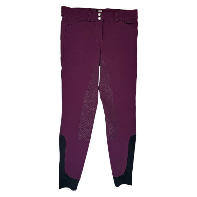 Dover Saddlery 'Dalton' Full Seat Breeches in Plum