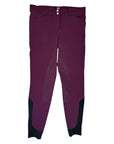 Dover Saddlery 'Dalton' Full Seat Breeches in Plum