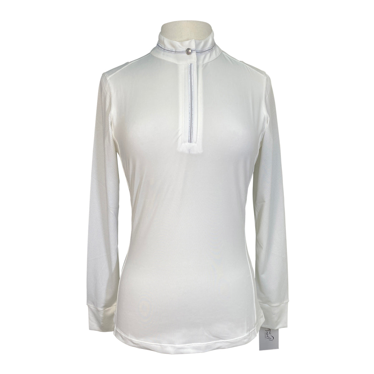 Chestnut Bay 'SkyCool' Long Sleeve Show Shirt in White