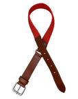 Vestrum 'Colonia' Elastic Belt in Orange/Hazelnut - 70 cm (27") Children's S/M