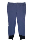 RJ Classics 'Harper' Knee Patch Breeches in Crown Blue 