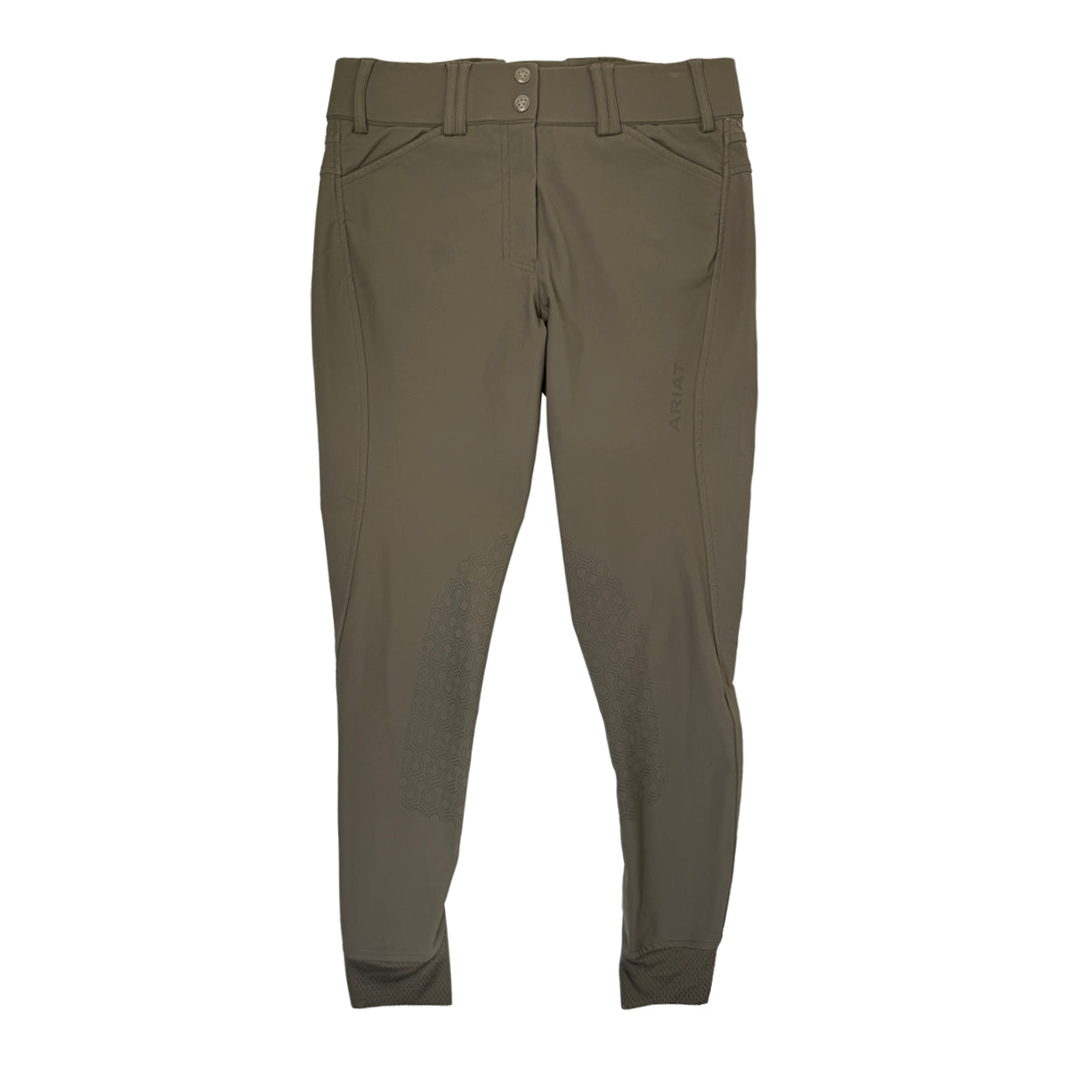 Ariat 'Tri Factor' Knee Patch Breeches in Banyan Bark