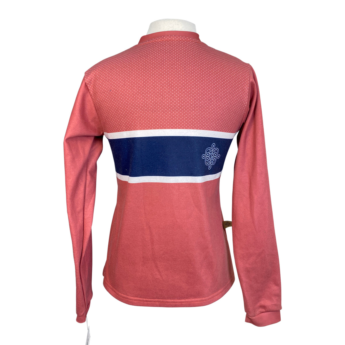 Espoir V-Neck Sweater in Pink/Navy