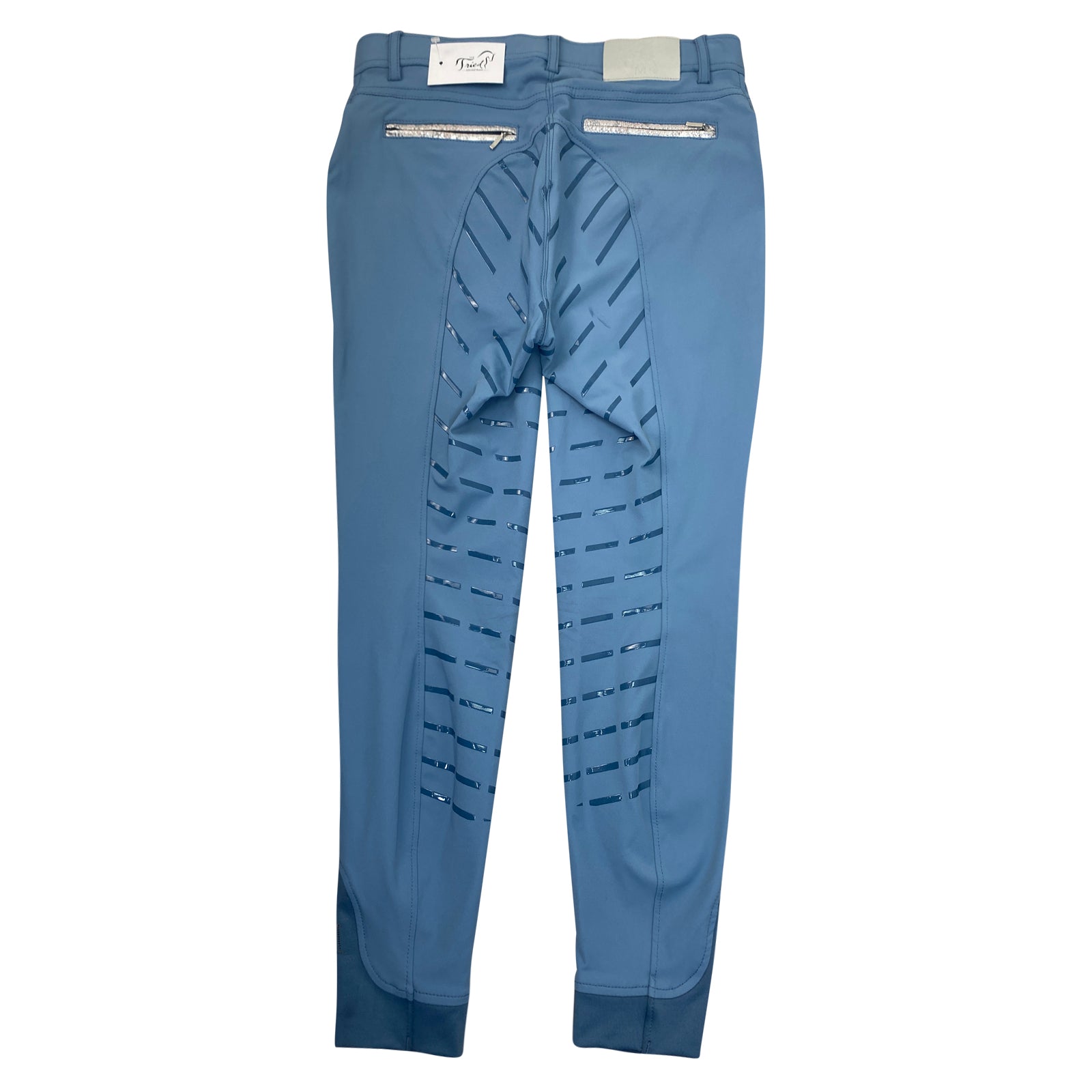 HKM 'CM' Full Grip Breeches in Cornflower