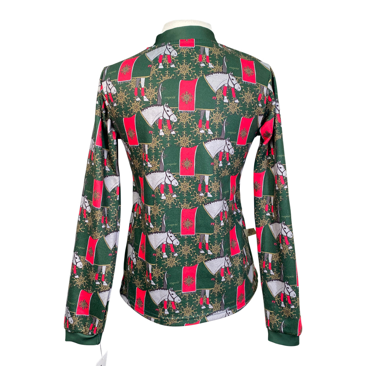 Espoir V-Neck Sweater in Blanketed Horses