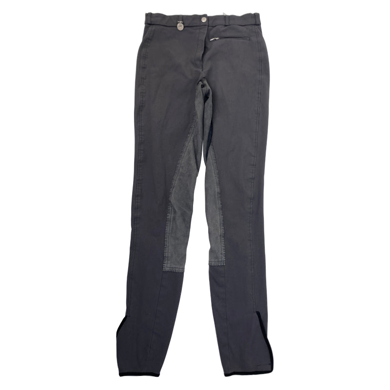 Pikeur 'Lugana' Full Seat Breeches in Dark Grey