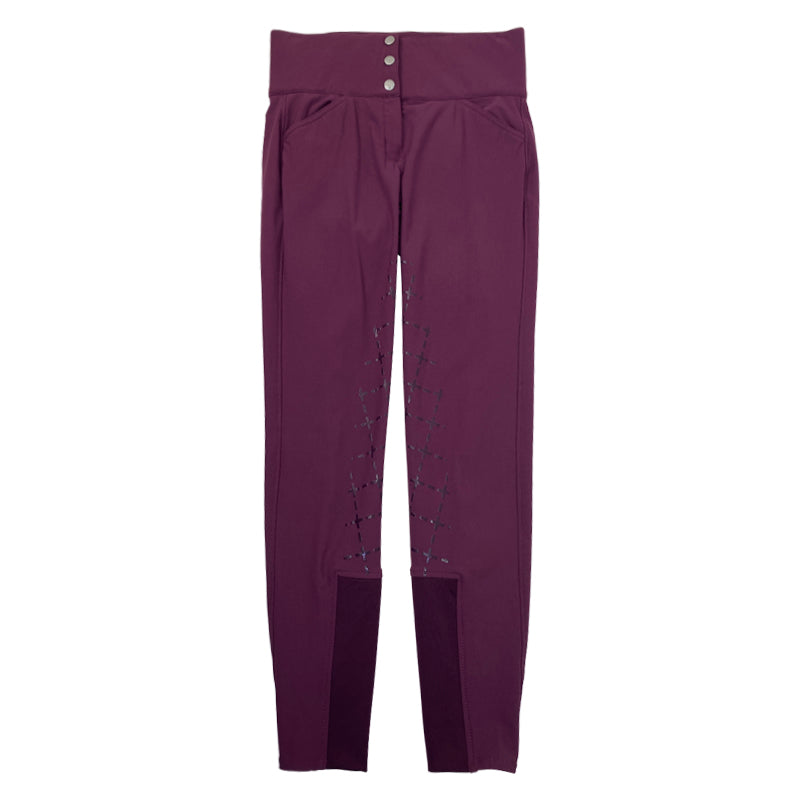 Horze 'Desiree' High Rise Full Seat Breech in Plum