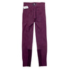 Back of Horze 'Desiree' High Rise Full Seat Breech in Plum