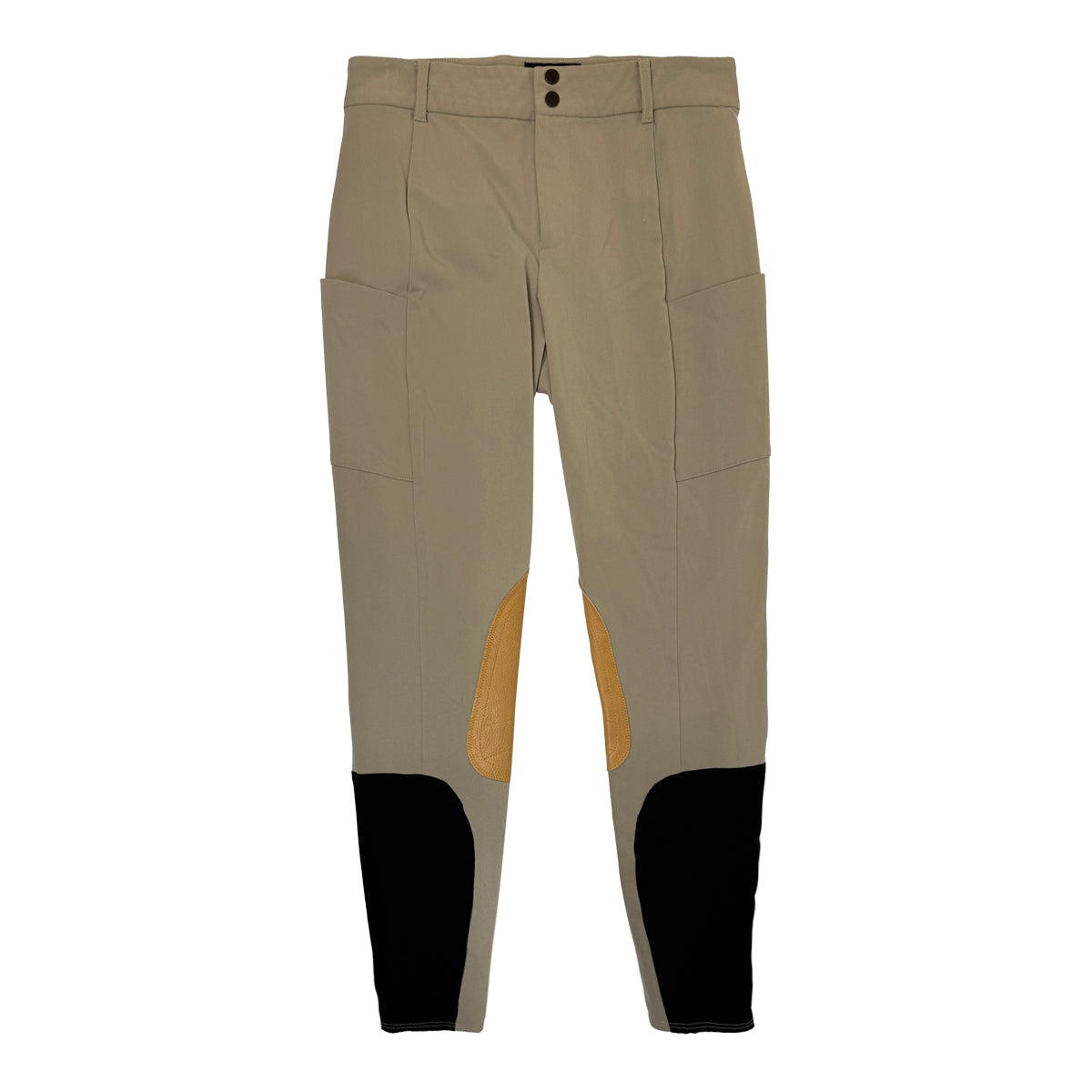 F. Words 'Filly' Leather Knee Patch Breech in Tan