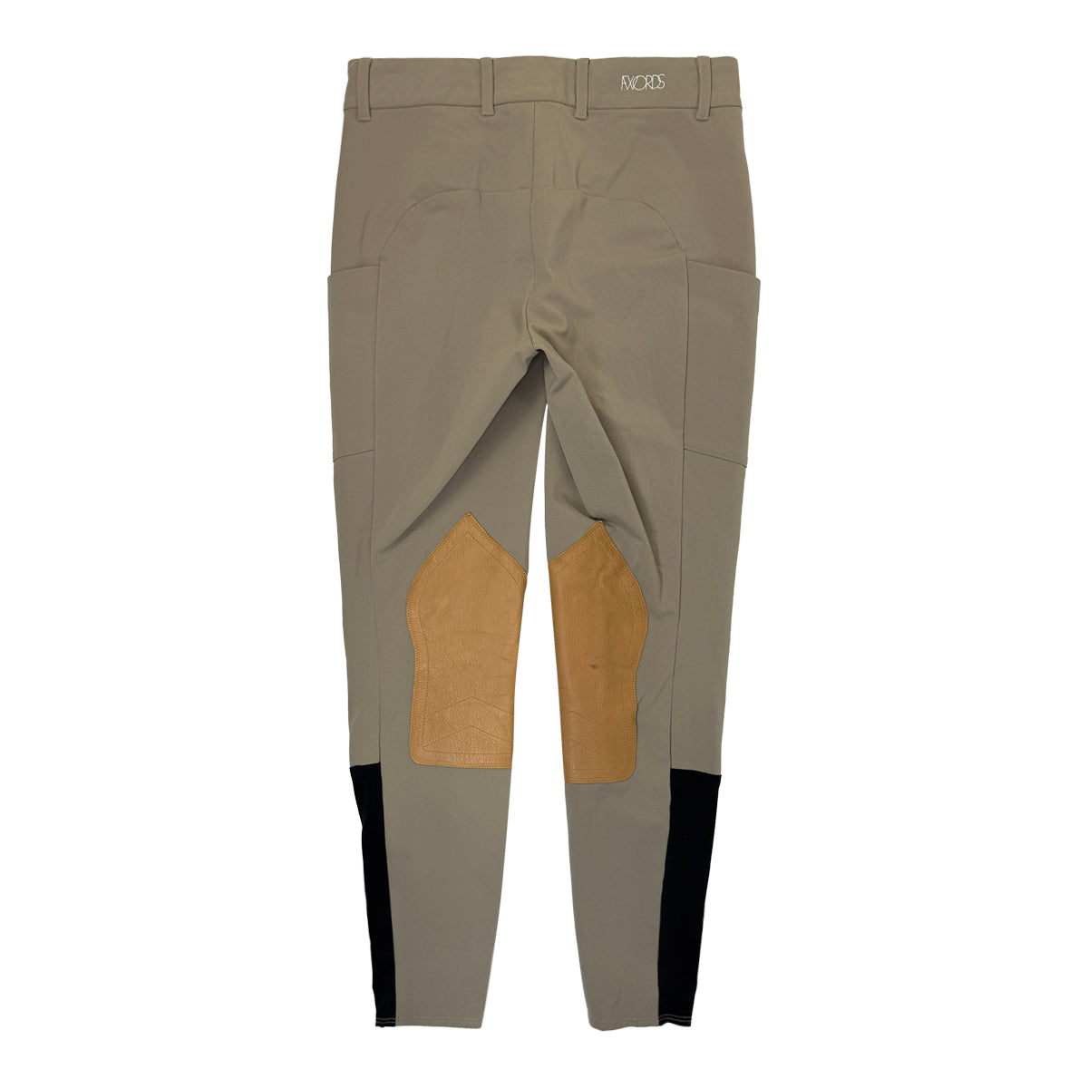 F. Words 'Filly' Leather Knee Patch Breech in Tan