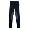 CALLIDAE 'The Legging' Tights in Black/Croc Knee Patch