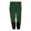 F. Words 'Filly' Leather Knee Patch Breech in Green