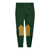 F. Words 'Filly' Leather Knee Patch Breech in Green