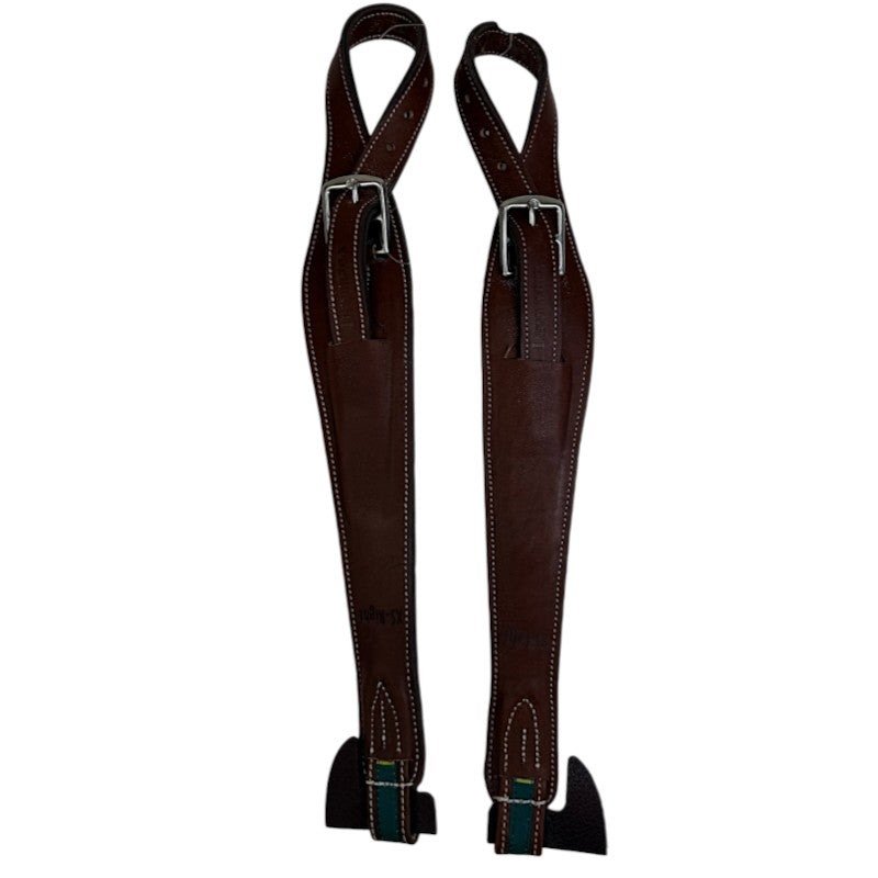 Devoucoux Comfort Stirrup Leathers in Brown