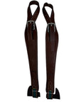 Devoucoux Comfort Stirrup Leathers in Brown