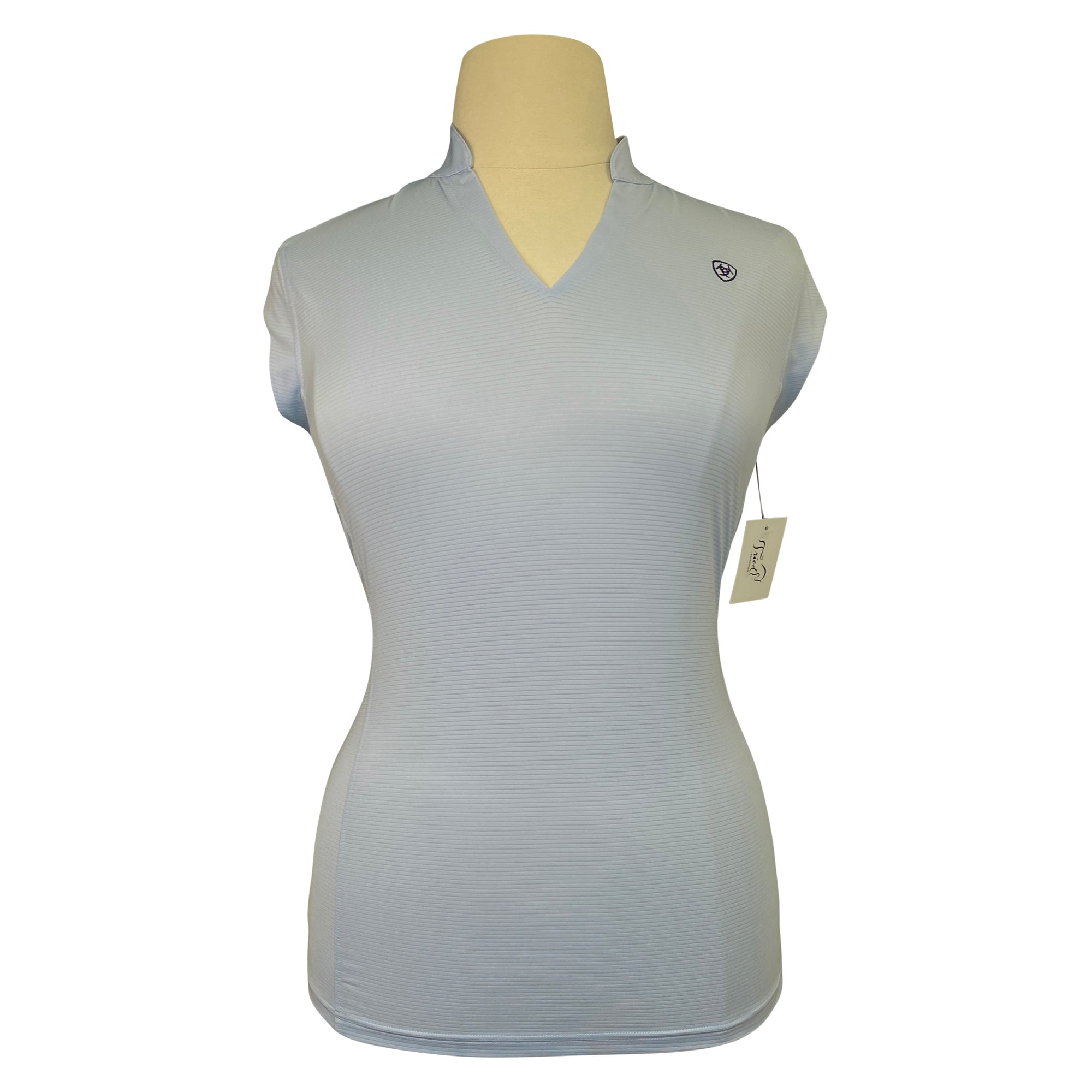 Ariat 'Cambria' Cap Sleeve Shirt in Cashmere Blue