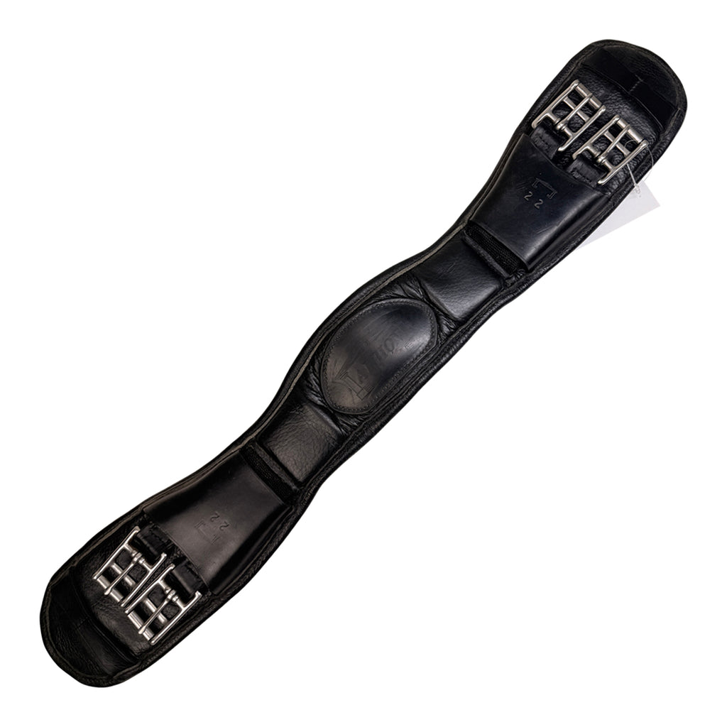 Albion Padded Calf Leather Dressage Girth in Black