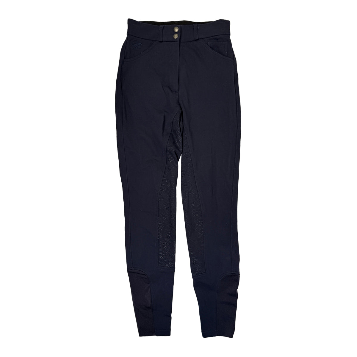 SmartPak 'Piper' Knit Knee Patch Breeches in Navy 
