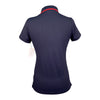 Equline 'Tempo Libero' Short Sleeve Training Polo in Navy