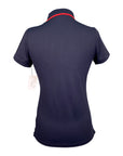 Equline 'Tempo Libero' Short Sleeve Training Polo in Navy