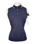 Euro-Star 'Carmella' Sleeveless Training Polo in Navy