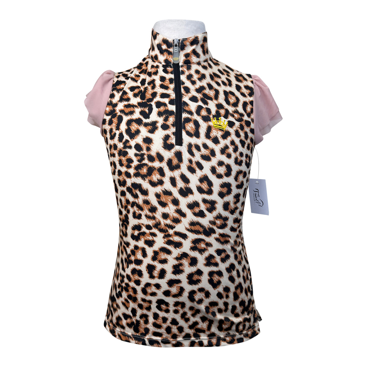 Kastel Mesh Short Sleeve Shirt in Cheetah