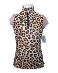 Kastel Mesh Short Sleeve Shirt in Cheetah