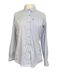 Ariat VenTEK Stretch Button Down in Pale Blue Stripes