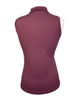 Euro-Star 'Carmella' Sleeveless Training Polo in Berry