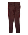 Sync Equestrian Dragon Rhinestone Breeches in Wine