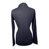Ellany 'Patton' Side Zip Shirt in Black